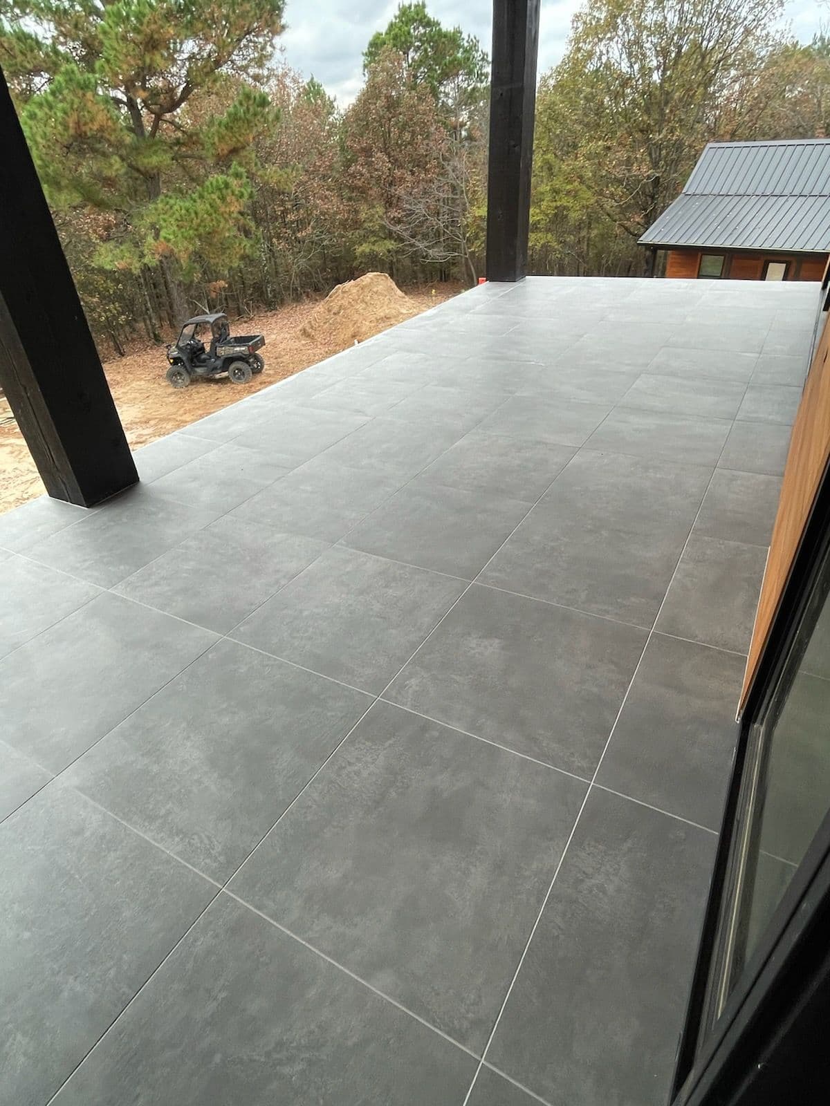 Project Stunning Outdoor Patio with Modern Tiles image