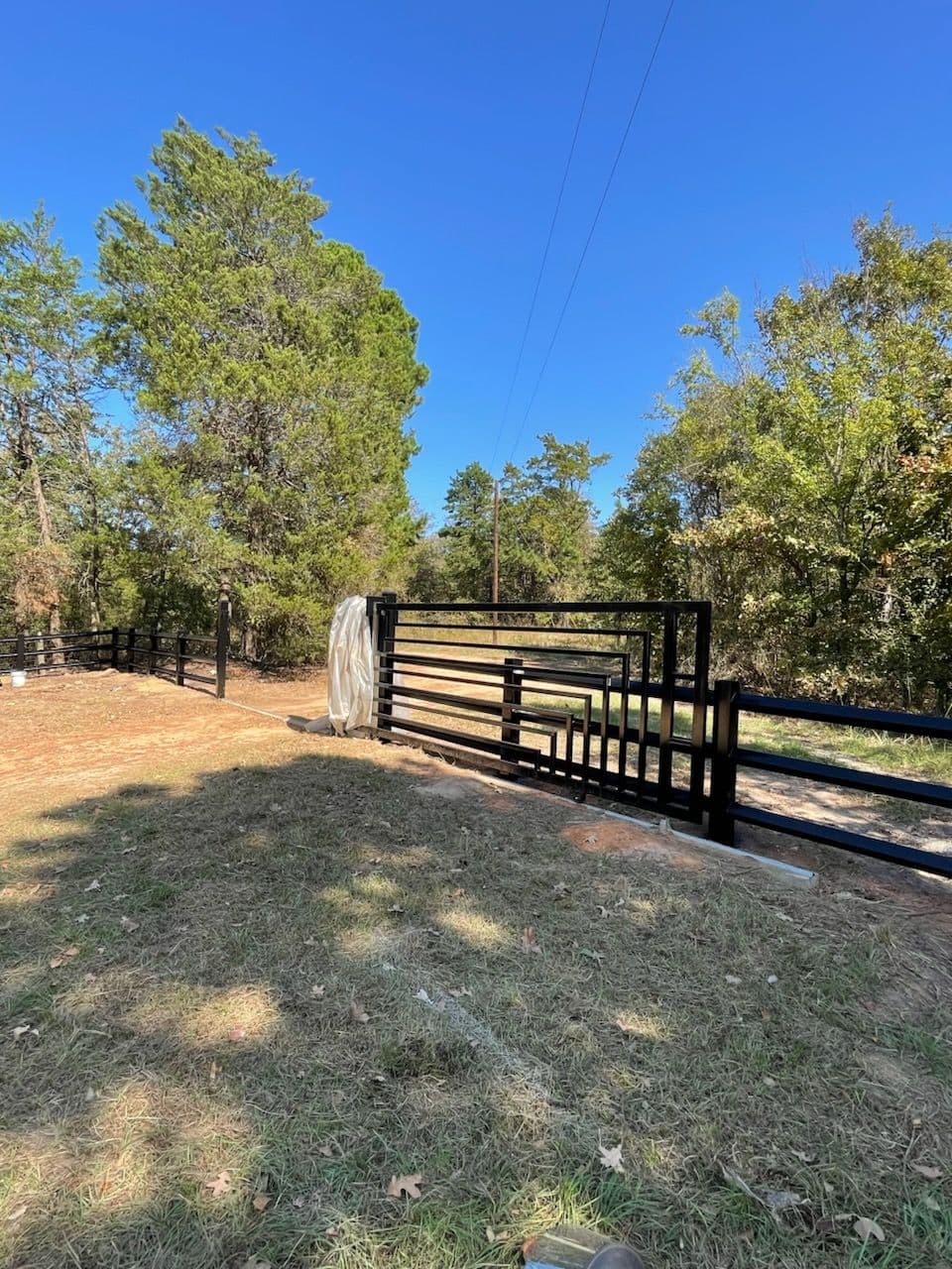 Enhance Your Home with Our Stylish Black Iron Gates image